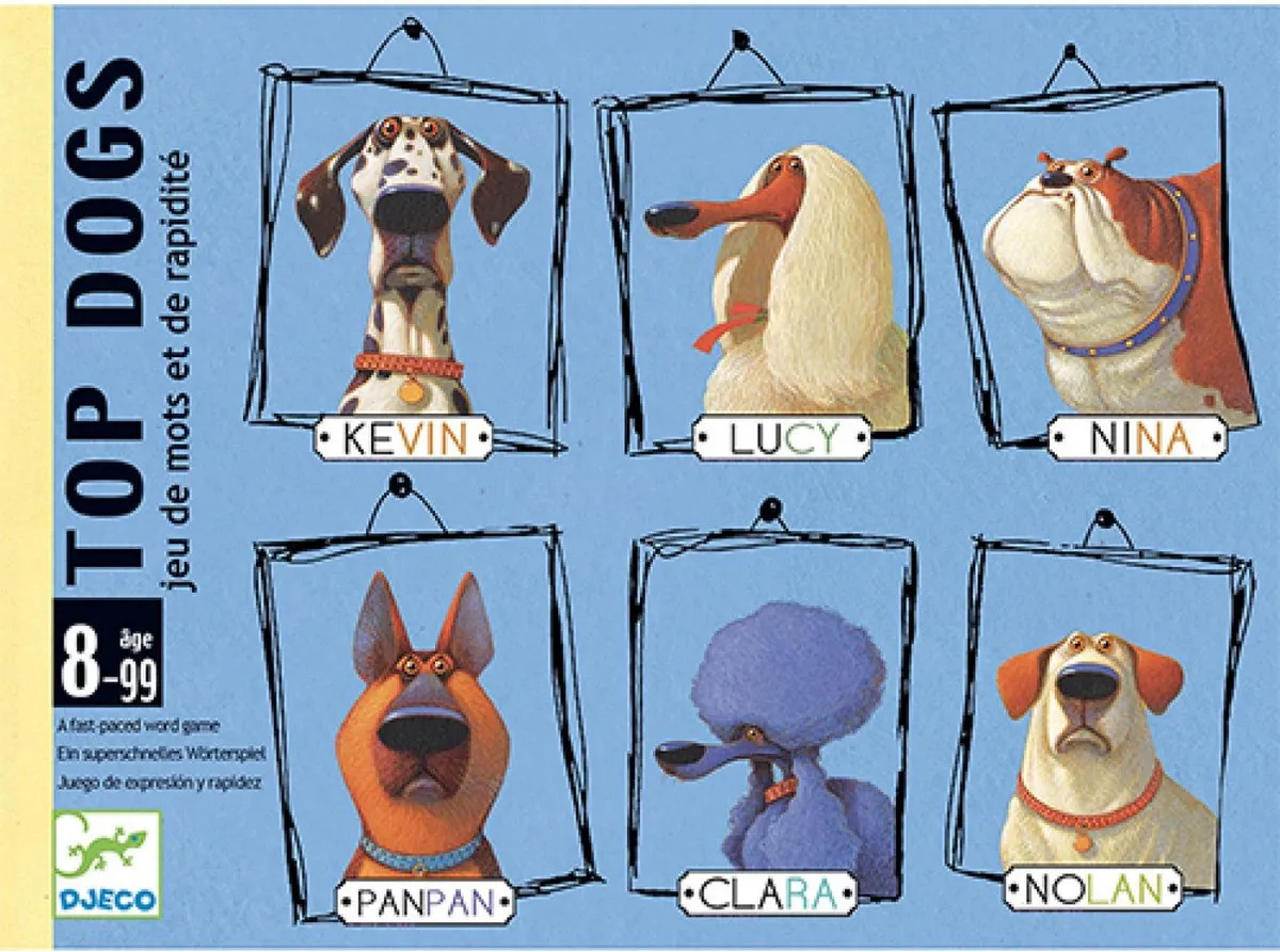Djeco - Djeco Woordspel Top Dogs speelgoed