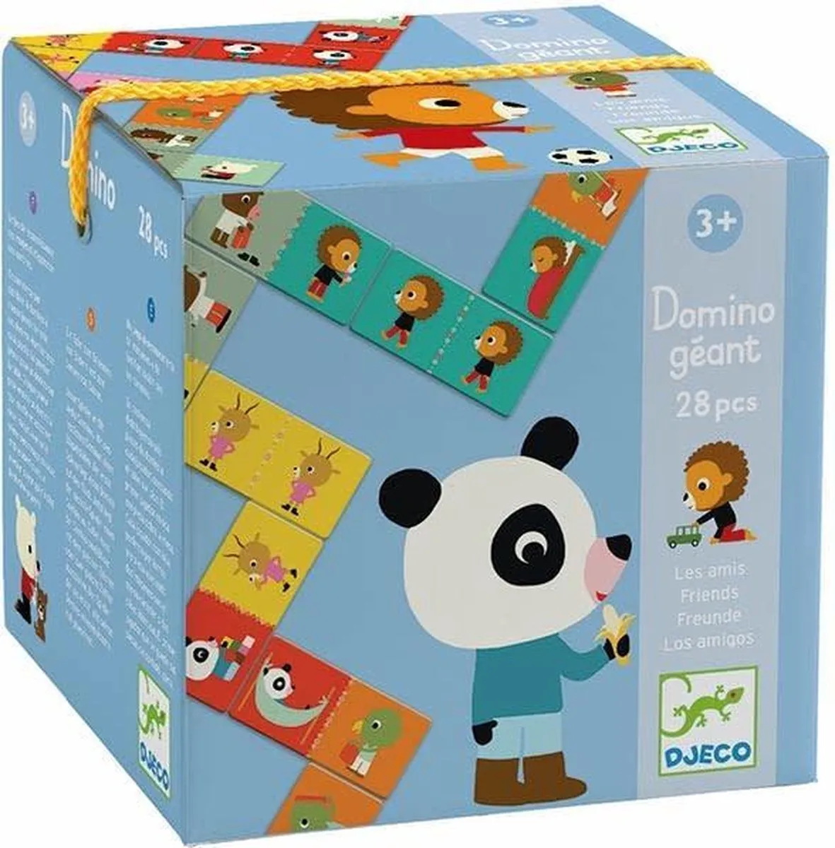 Djeco domino geant vrienden puzzel +3jr speelgoed