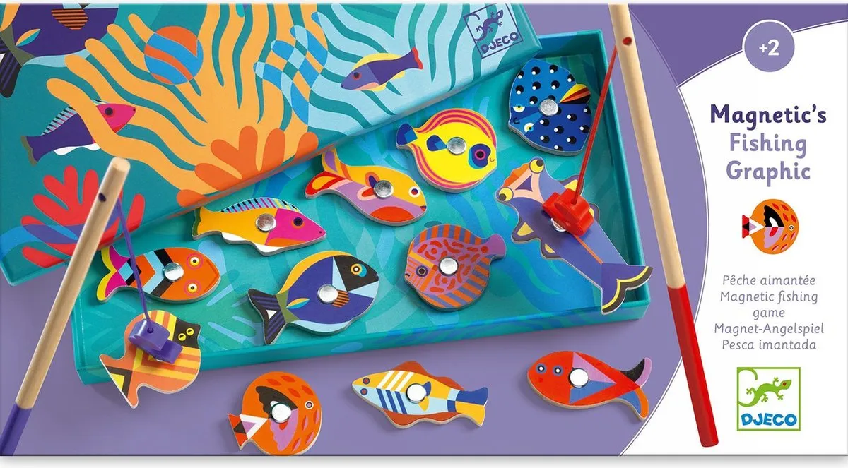 Djeco - Magnetisch vissen - Graphic speelgoed