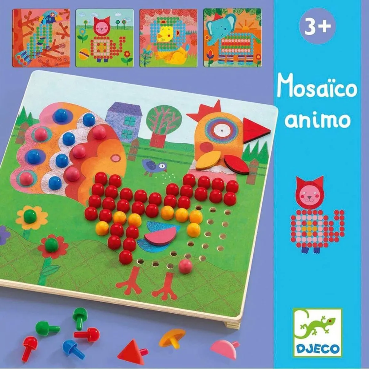 Djeco - Mosaico Animo - 3+ speelgoed