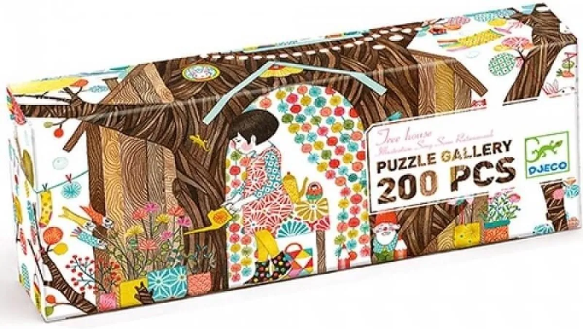 Djeco - Puzzel - Boomhut - 200 stukjes speelgoed