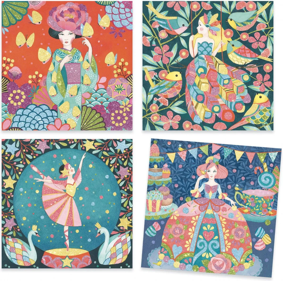 Djeco schilderijen glitters Daydream speelgoed