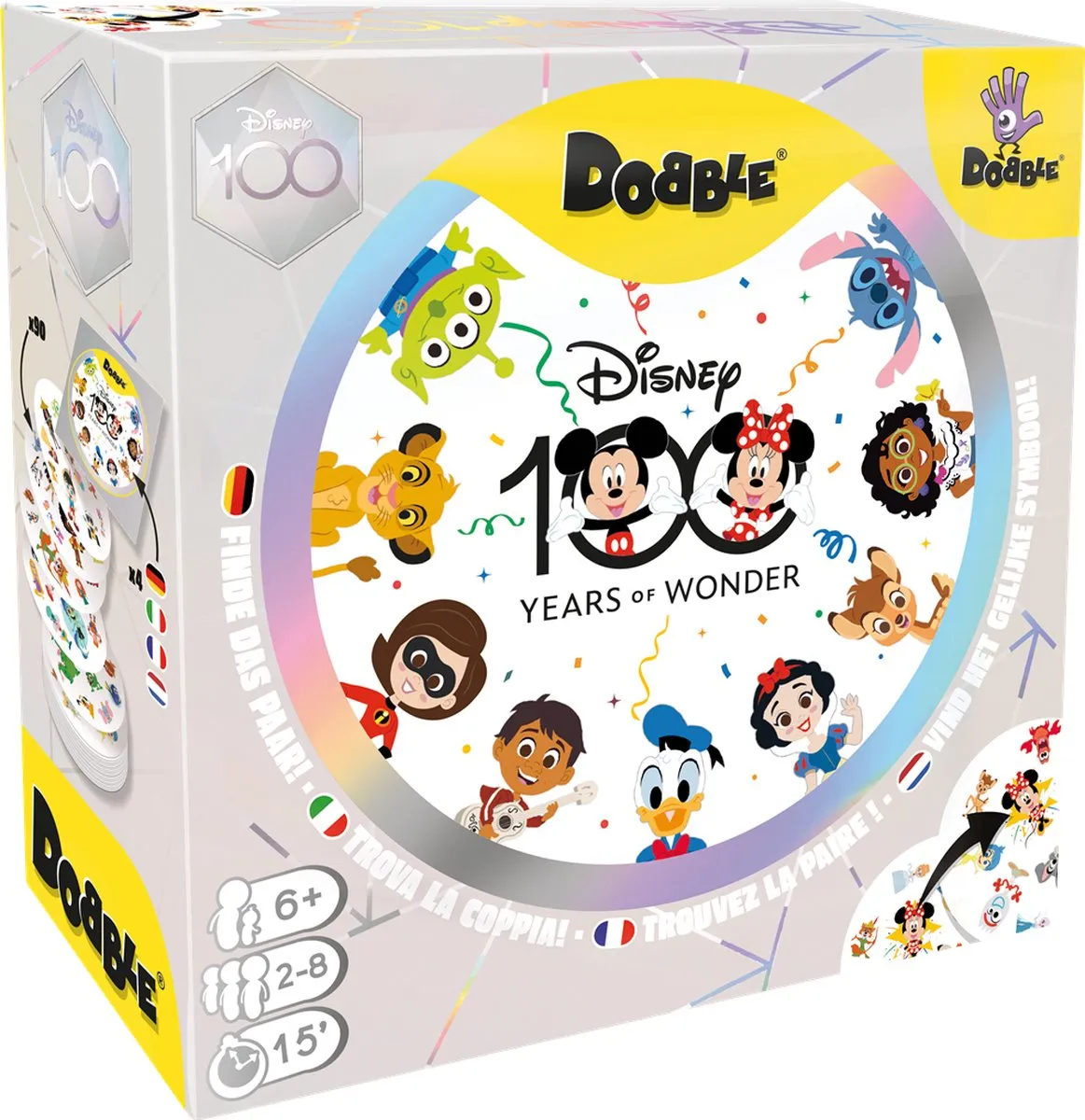 Dobble Disney 100 Years of Wonder - Kaartspel speelgoed