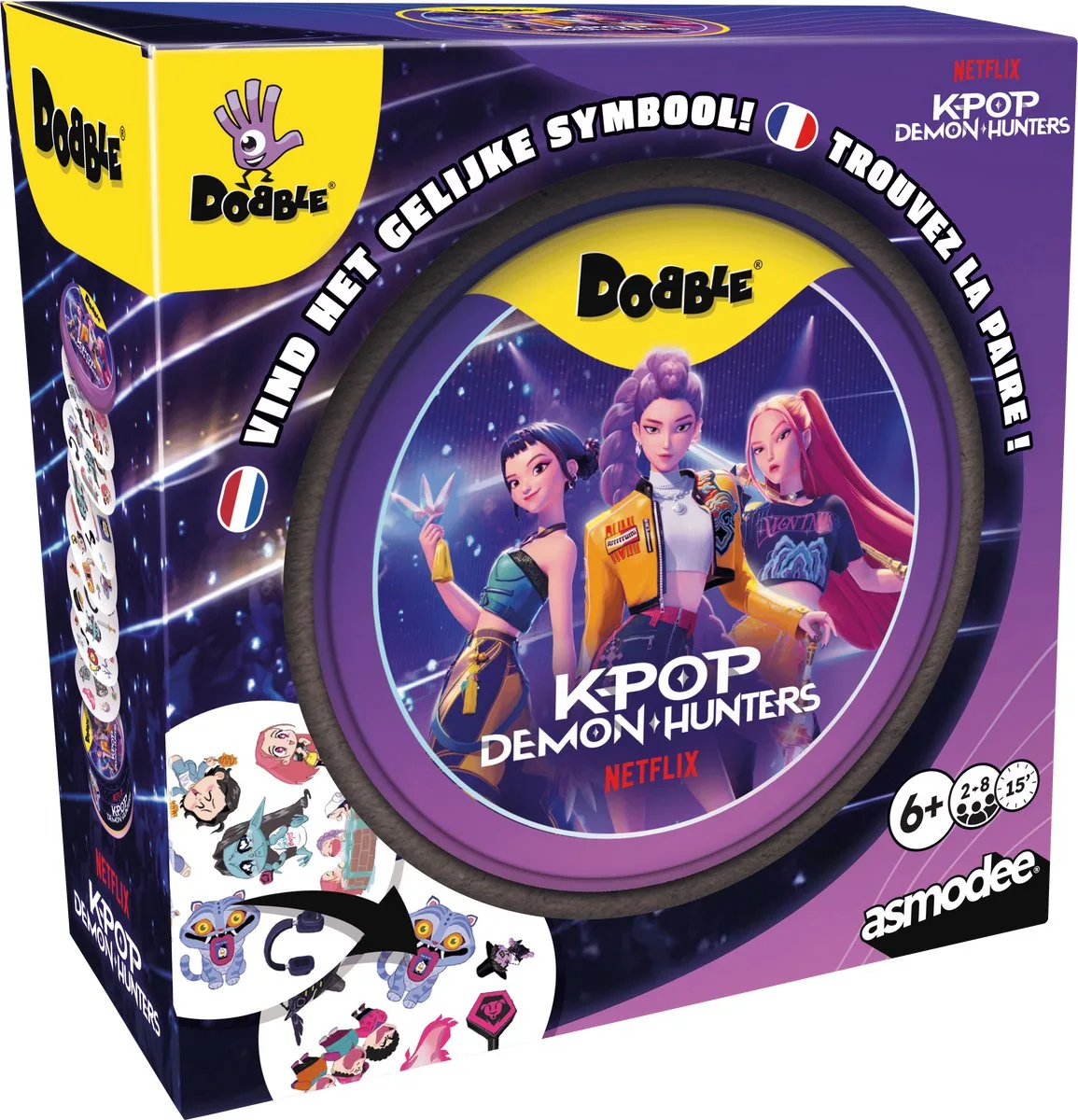 Dobble: Kpop Demon Hunters - Kaartspel speelgoed