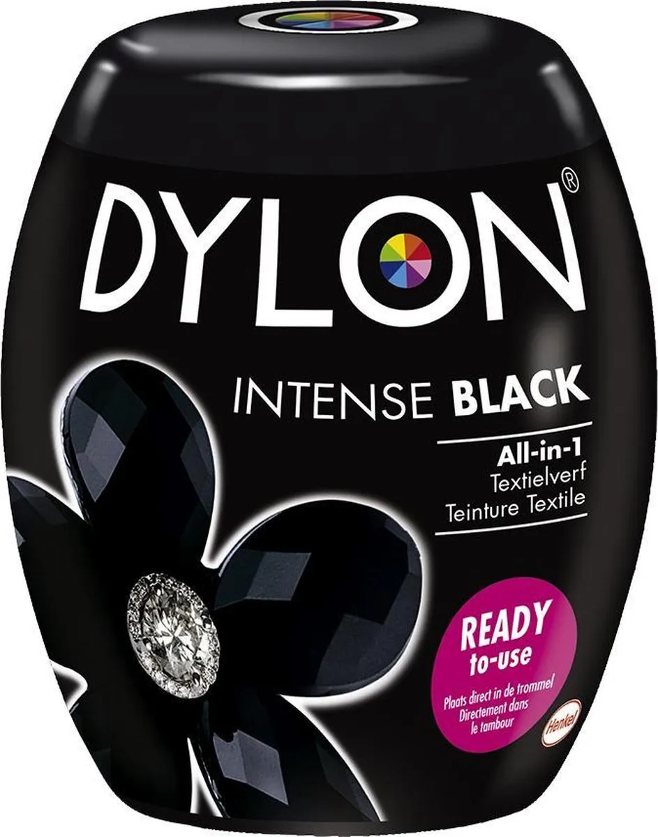 DYLON Wasmachine Textielverf Pods - Intense Black - 350g speelgoed