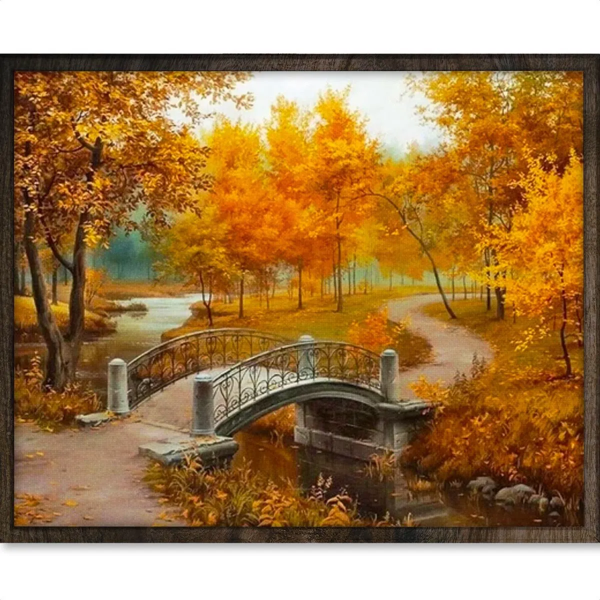 Diamond Painting Volwassenen - Herfst Landschap - Eagle speelgoed