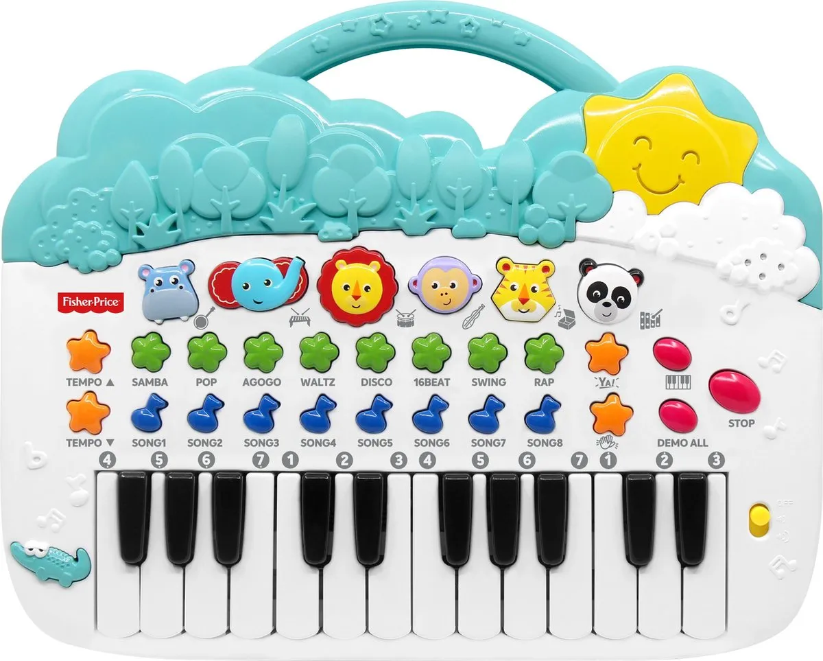Fisher Price Dierenpiano – Interactief speelgoed - Muziekinstrument speelgoed