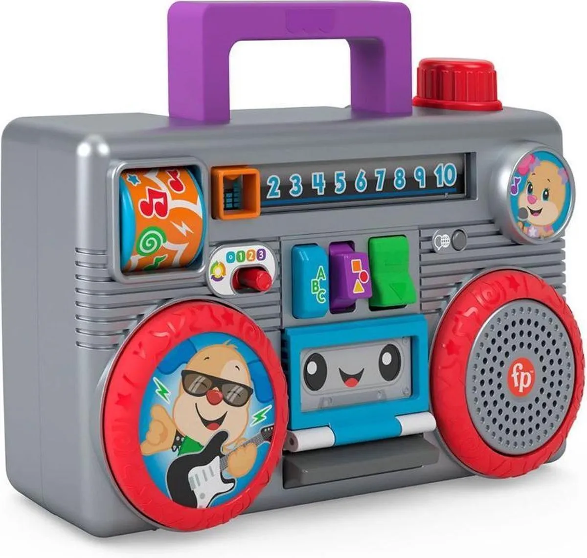 Fisher-Price Leerplezier Boombox Meertalig speelgoed