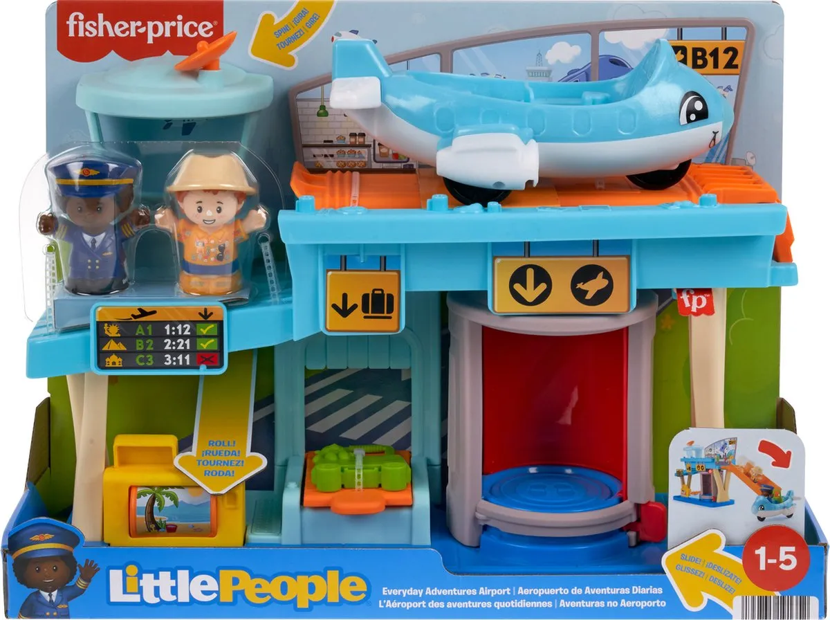 Fisher-Price Little People - Dagelijkse Avonturen Vliegveld speelgoed