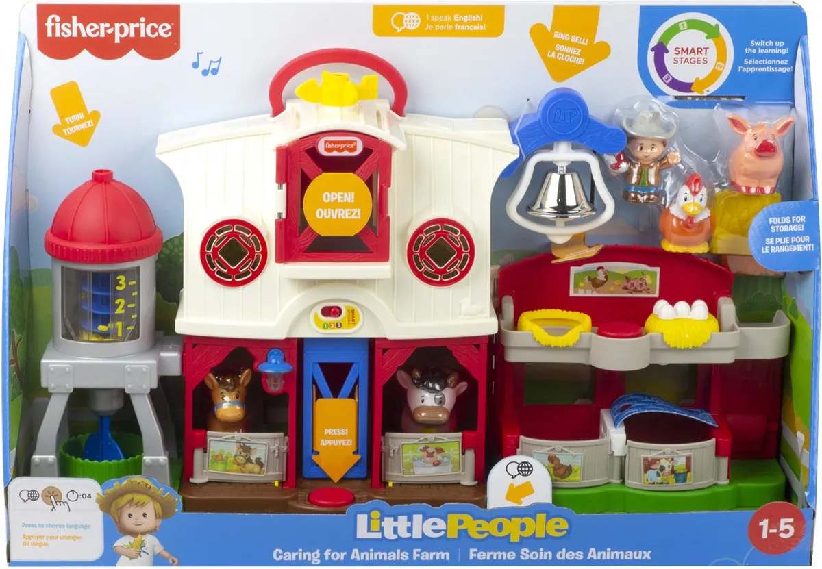 Fisher-Price Little People  - Dierenverzorgingsboerderij - Frans/Engels speelgoed