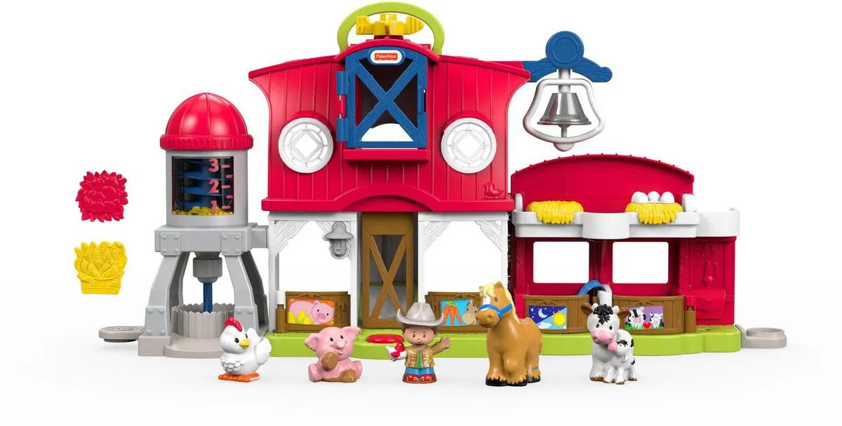 Fisher-Price Little People Dierenverzorgingsboerderij - Speelfigurenset speelgoed