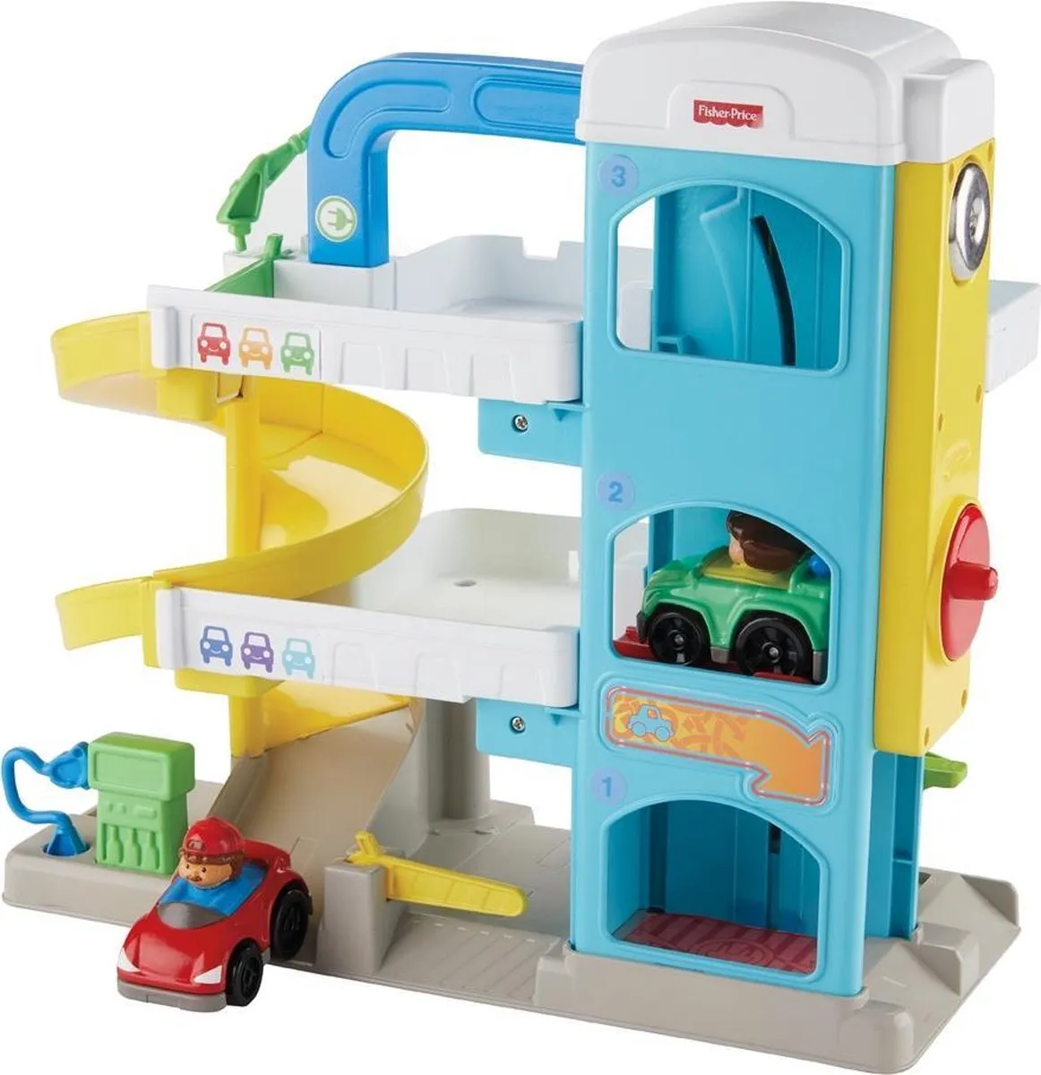 Fisher-Price Little People Garage - Speelset met Garage en 2 Auto's speelgoed