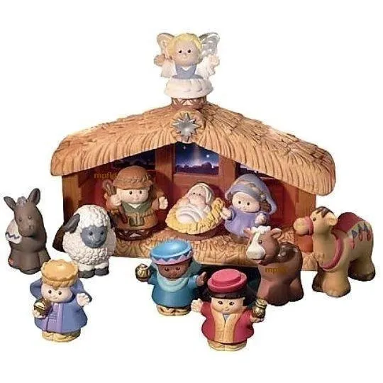 Fisher Price - Little people kerststal speelgoed