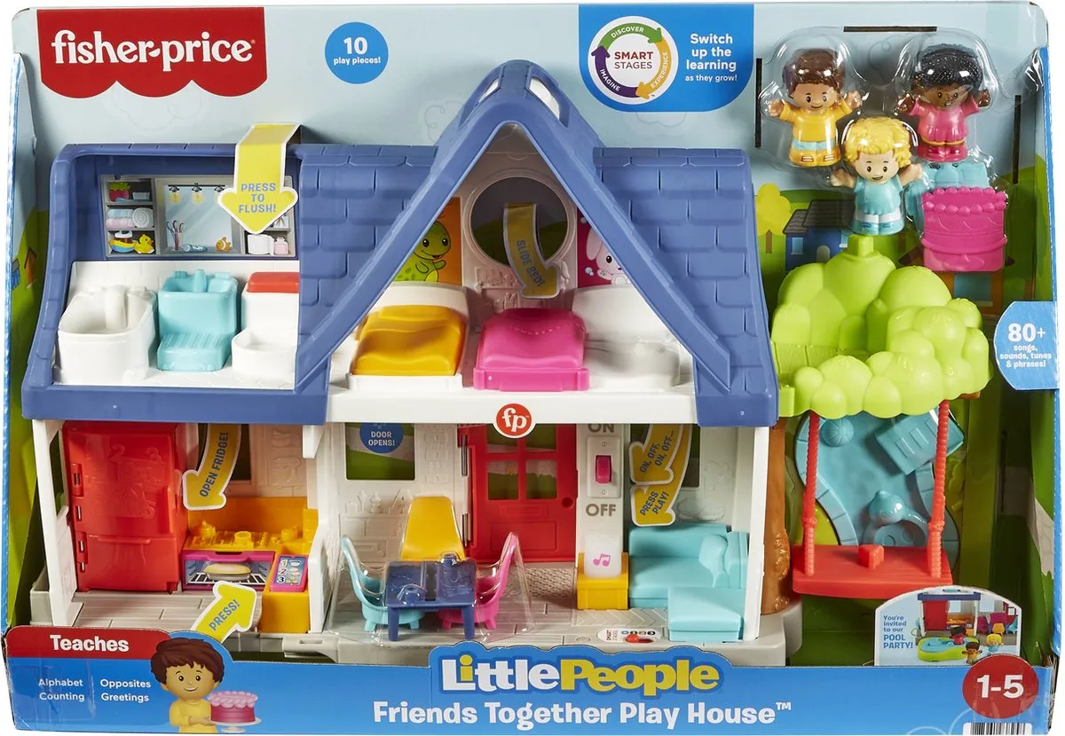 Fisher-Price Little People Speelhuis - Speelfigurenset speelgoed