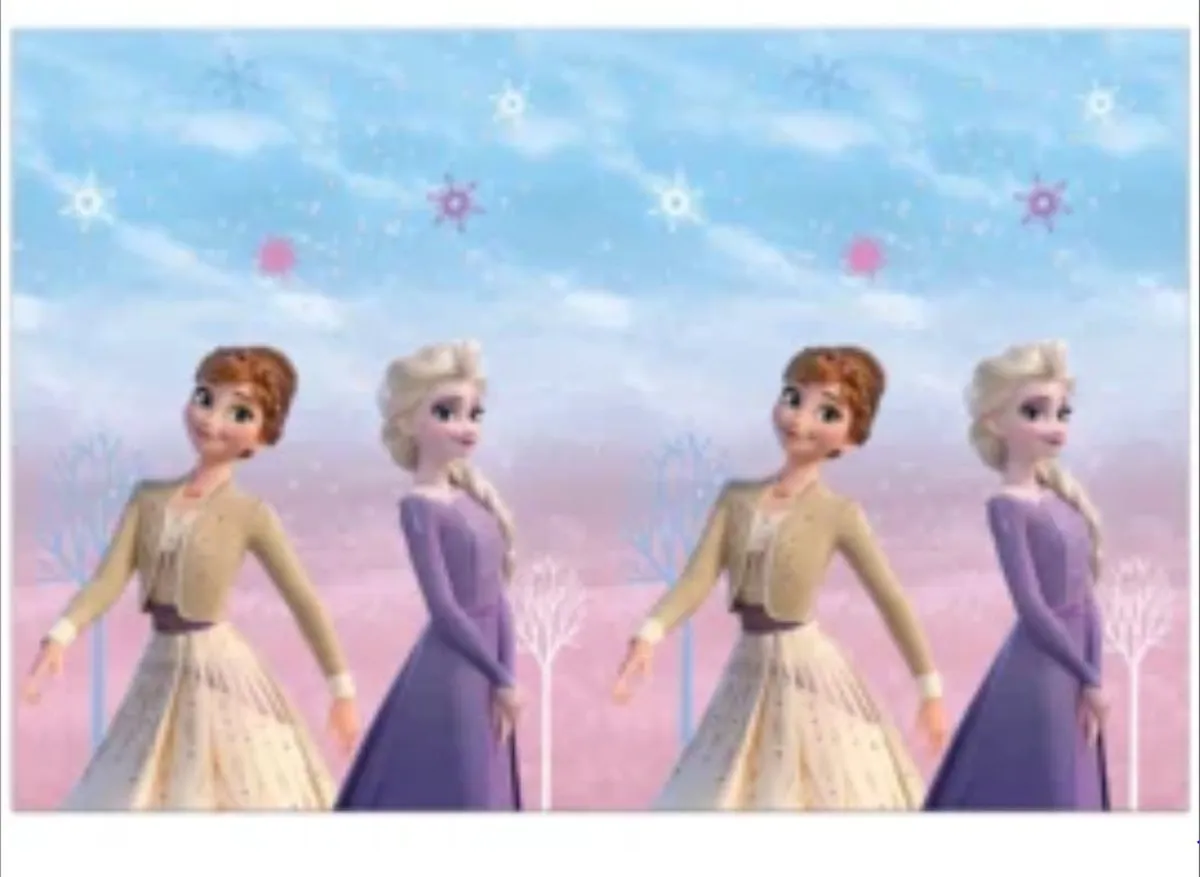 Frozen 2 Tafelkleed 180 cm  x 120 cm Anna en Elsa speelgoed
