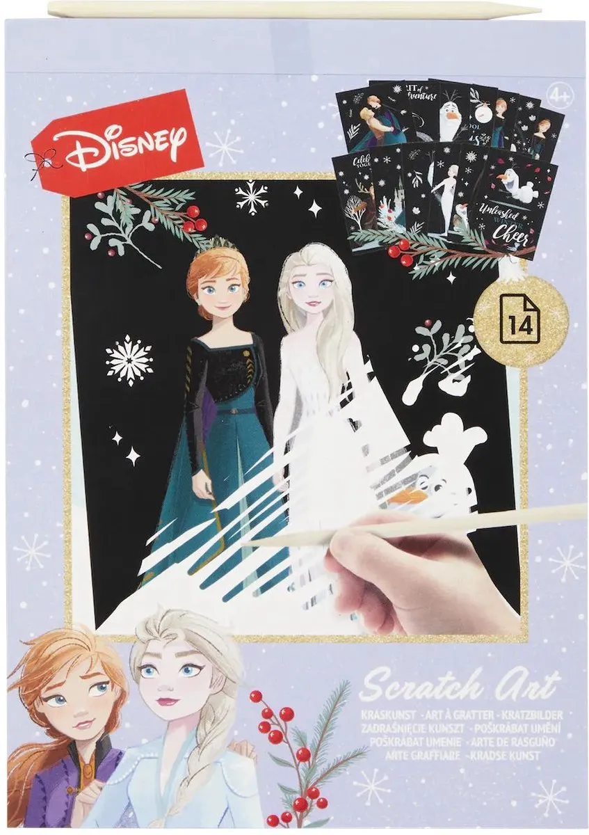 Frozen - Disney - Kraskaarten - Knutselen - Kerst - Creatief - Sinterklaas - Schoencadeau - Kerstkaart - Kerstkaarten maken speelgoed