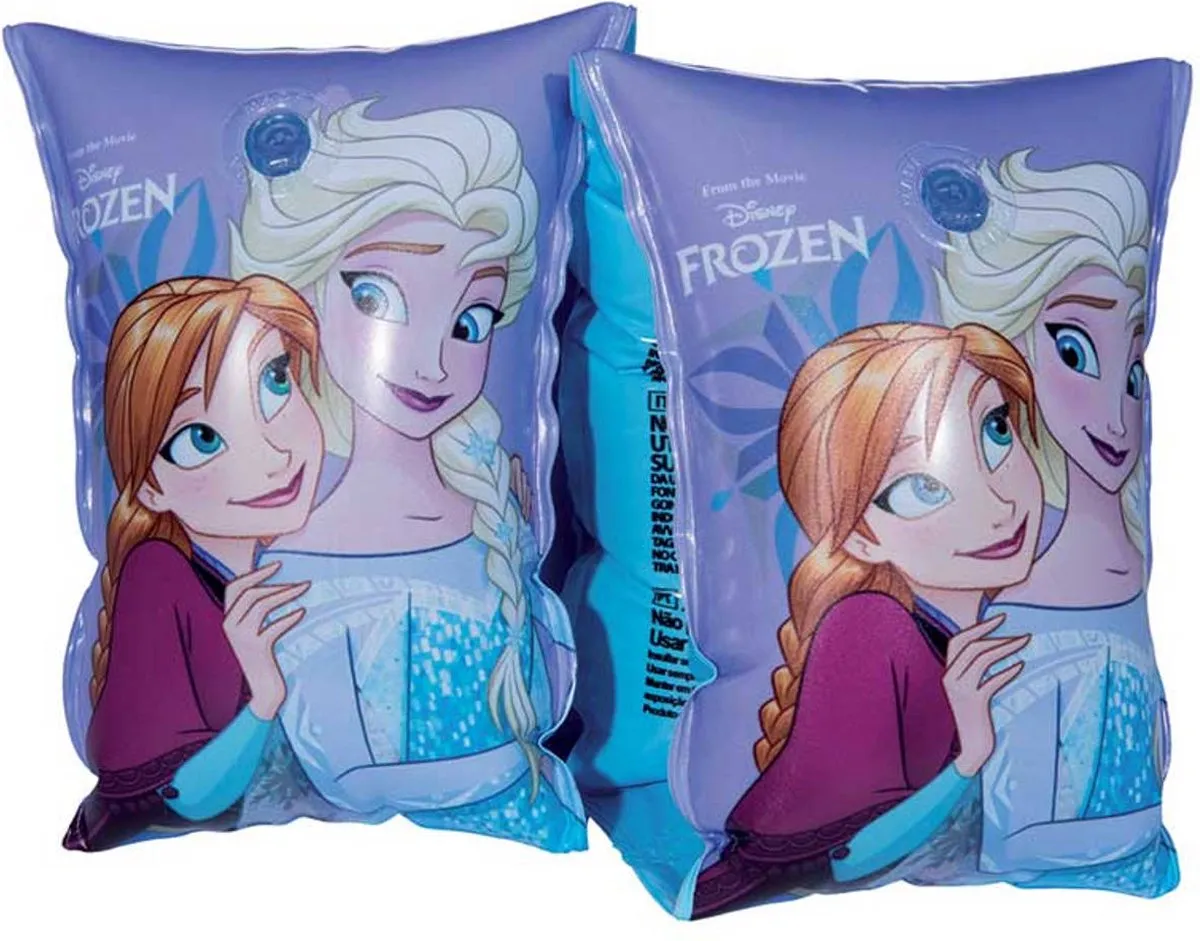 Frozen opblaasbare zwemmouwtjes - zwembandjes - Elsa - Anna - 25 x 15cm - paars speelgoed