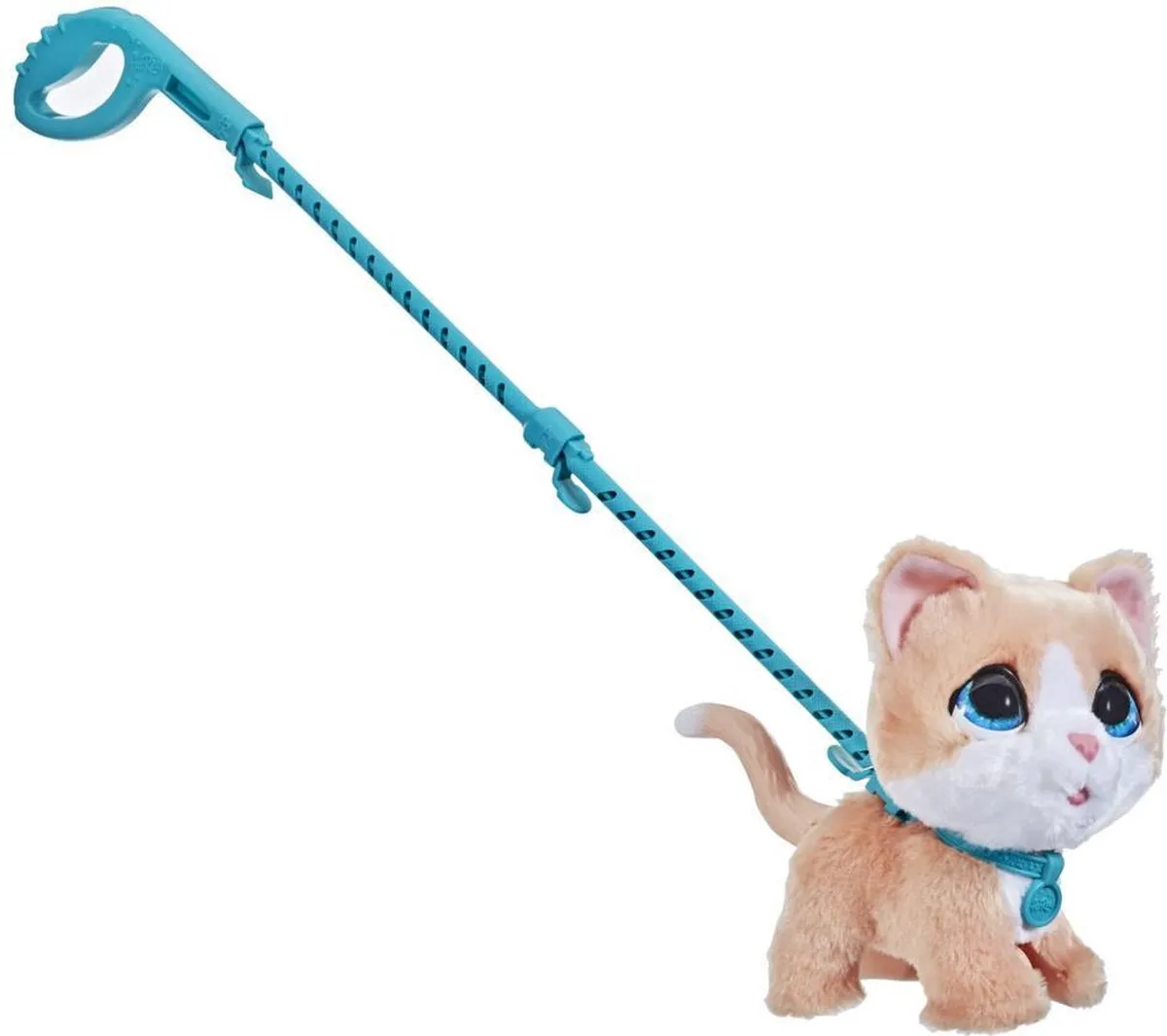 FurReal Friends Kitten Walkalots Junior - Interactieve knuffel (23cm) speelgoed