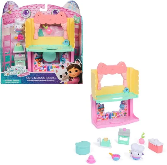 Gabby's Poppenhuis - Cakey's Keuken Speelset - Kamer speelgoed