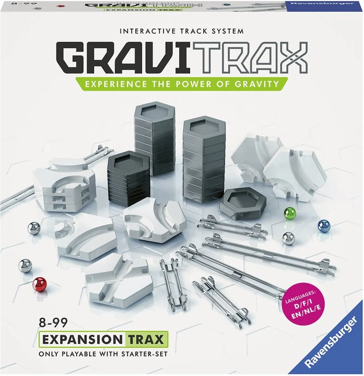 GraviTrax® Trax/Baan Uitbreiding - Knikkerbaan speelgoed
