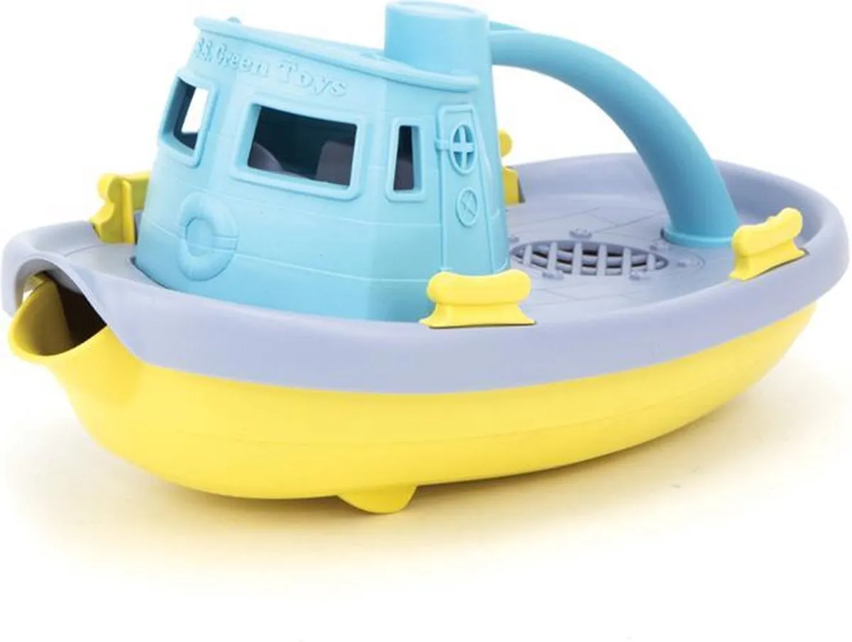 Green Toys - Sleepboot Blauw/Paars speelgoed