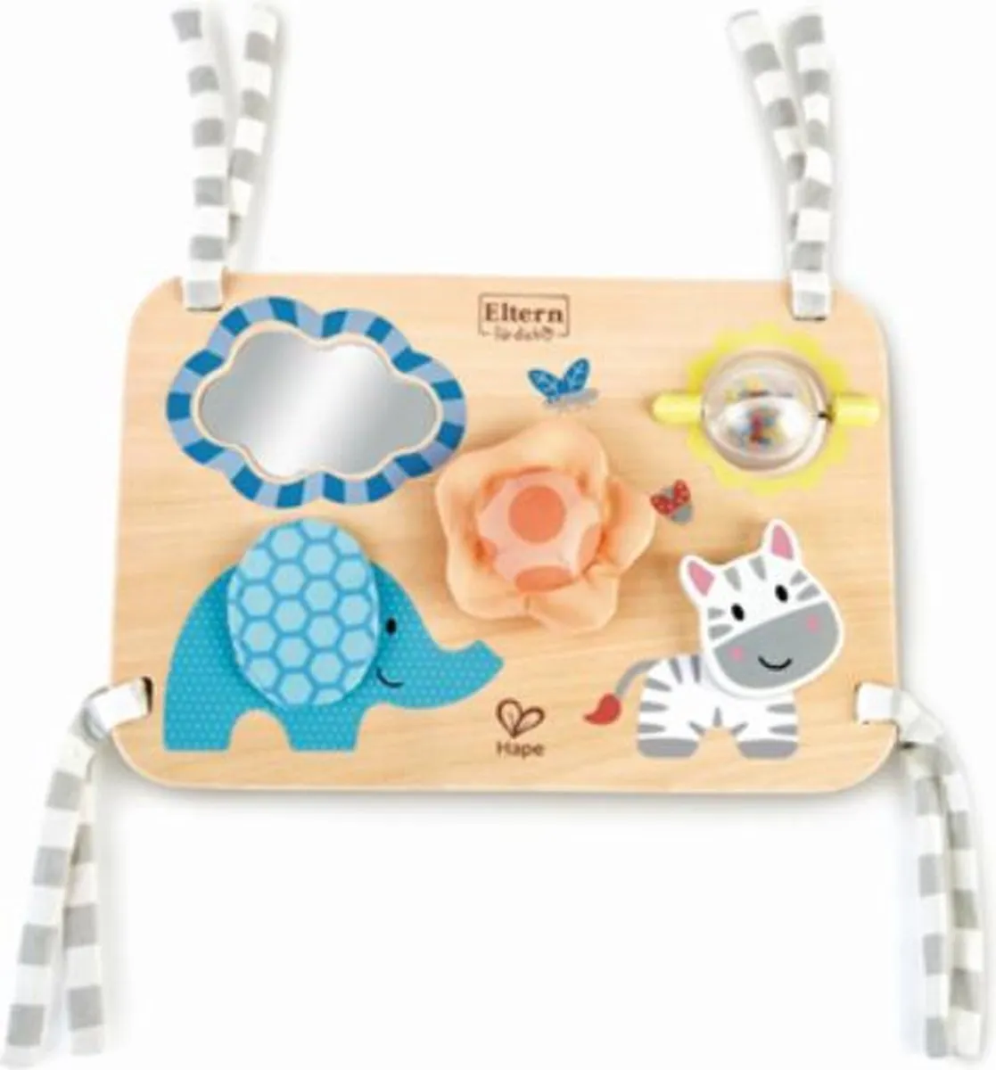 Hape - Houten baby activiteiten bord - motoriekbord felix speelgoed