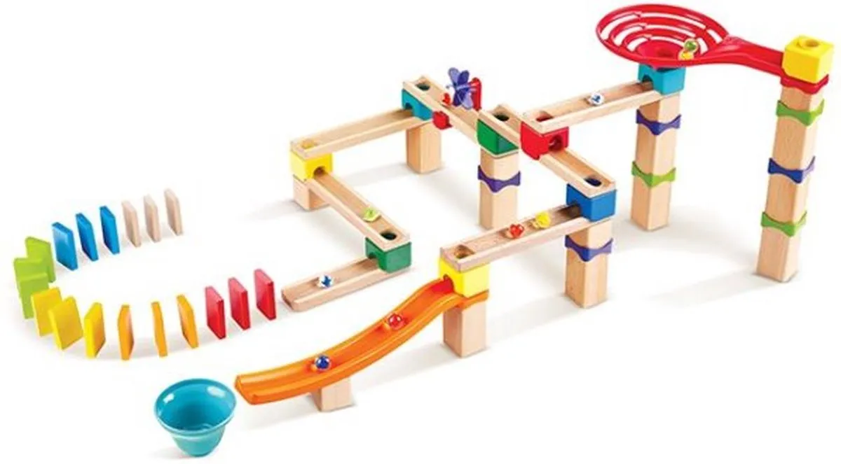 Hape Knikkerbaan Rally Blok Set speelgoed