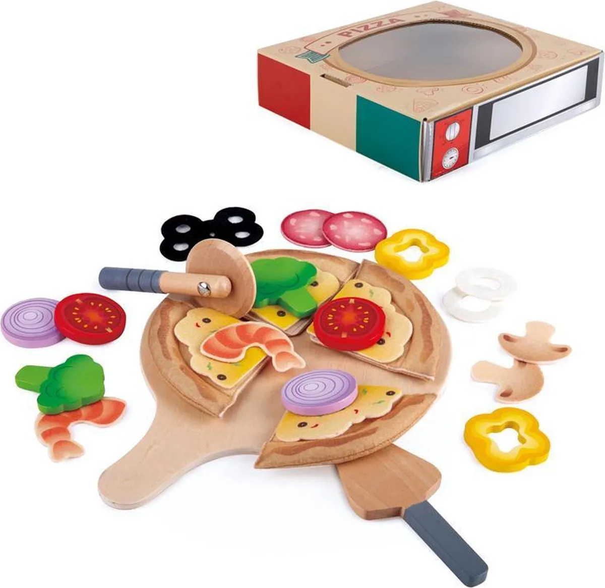 Hape Pizza Playset 29 Stuks speelgoed
