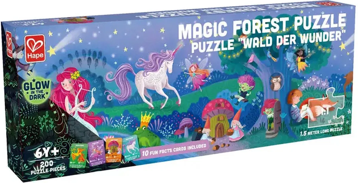 Hape puzzel magic forest speelgoed