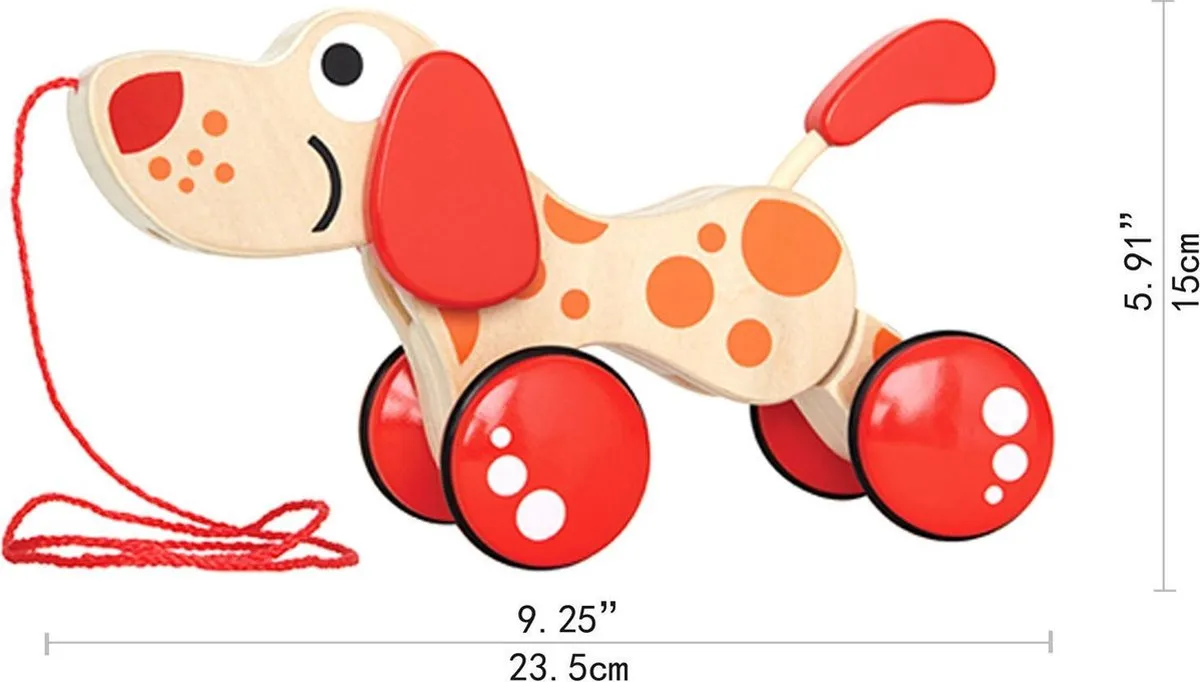 Hape Walk-a-long Puppy speelgoed