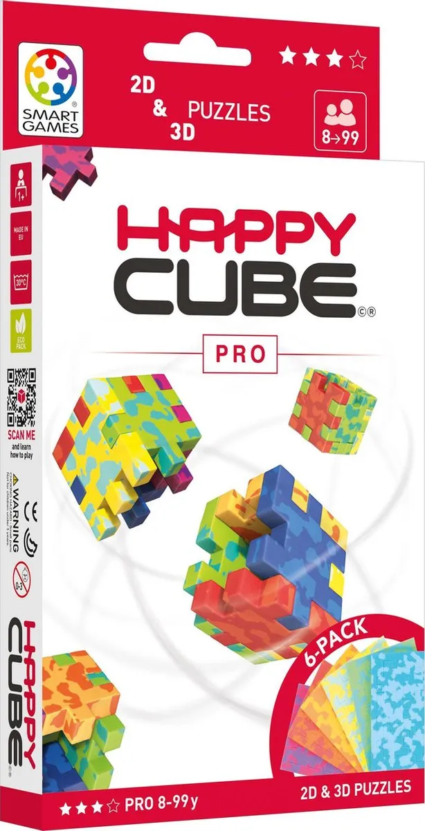 Happy Cube Pro - 6 pack speelgoed