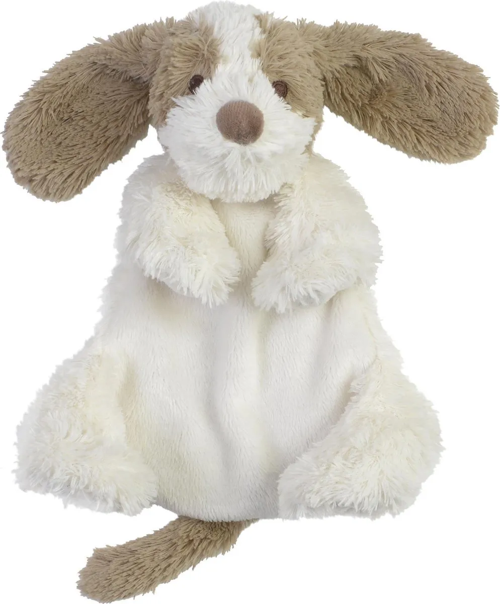 Happy Horse Hond David Knuffeldoekje - Wit/Beige - Baby cadeau speelgoed