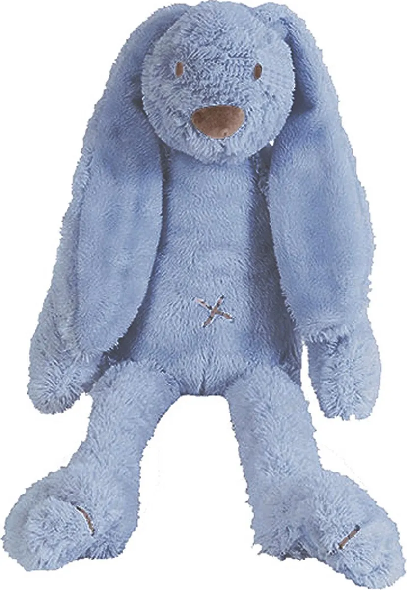Happy Horse Konijn Richie Knuffel 28cm - Donkerblauw - Baby knuffel speelgoed