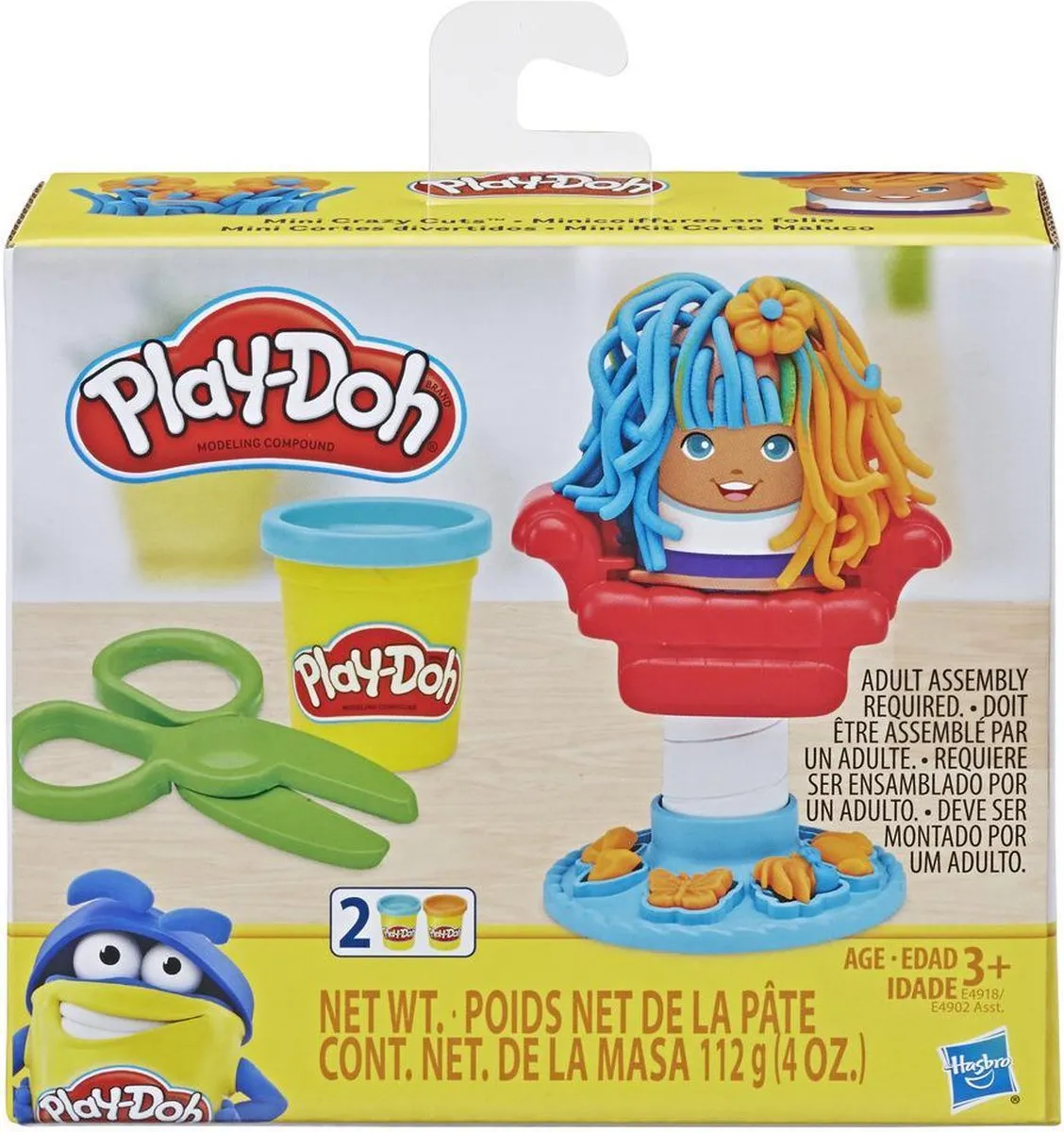 Hasbro - Play-Doh - Mini Crazy Cuts - Kapper set speelgoed