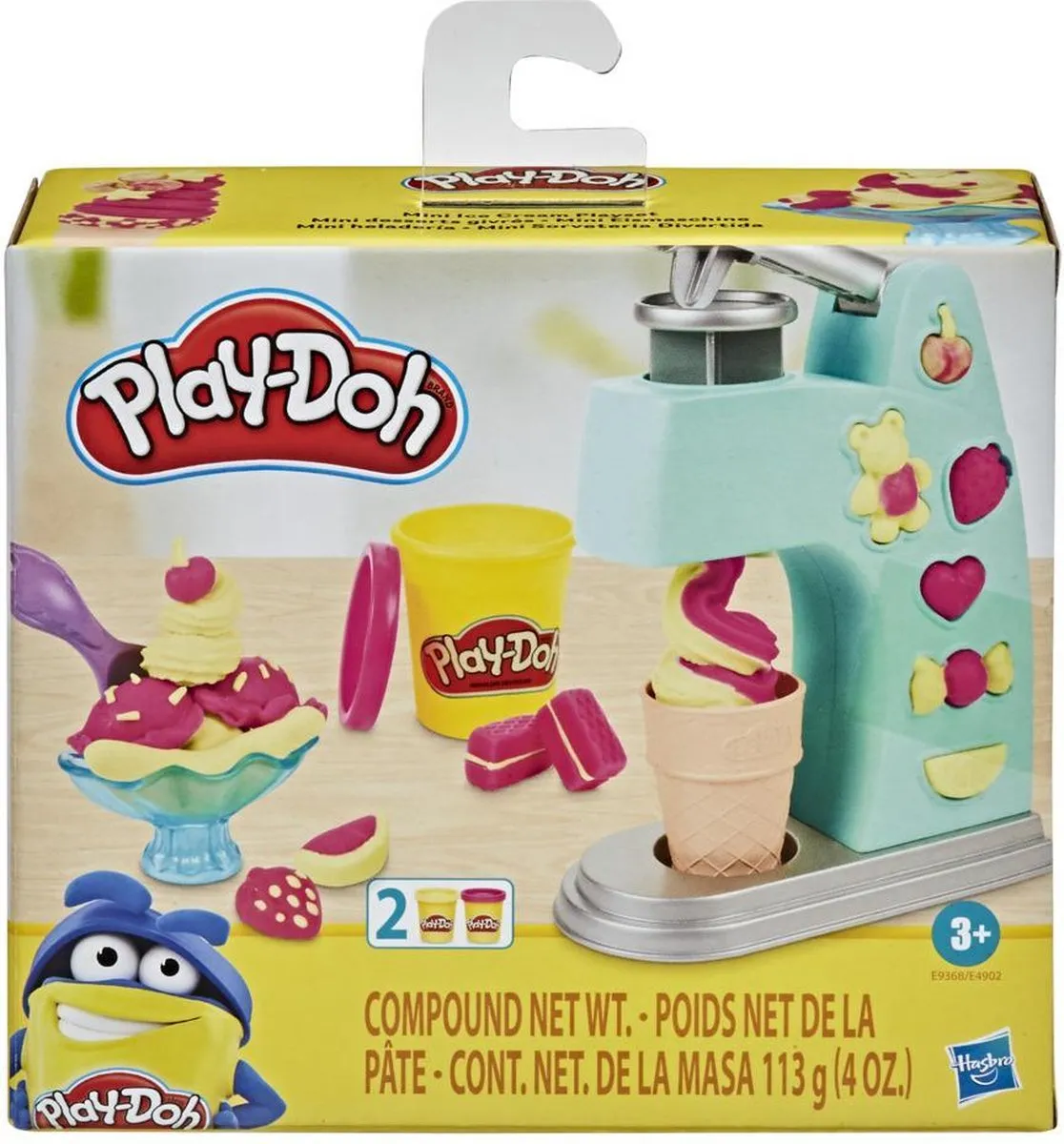 Hasbro - Play-Doh - Mini Ice Cream Playset - Klei set - Ijsjes maken speelgoed