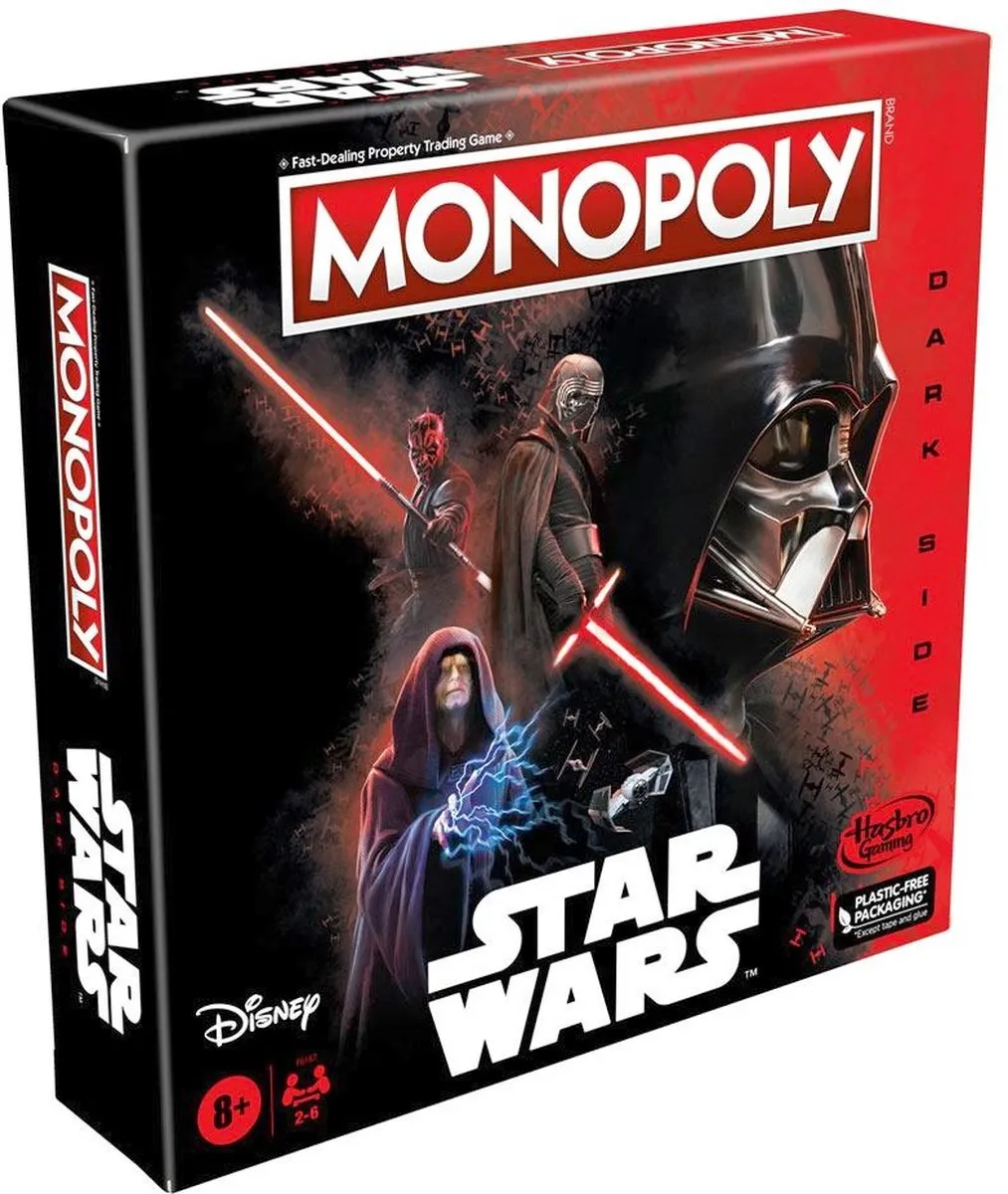 Hasbro Star Wars Bordspel Monopoly Dark Side Edition -English Version Multicolours speelgoed
