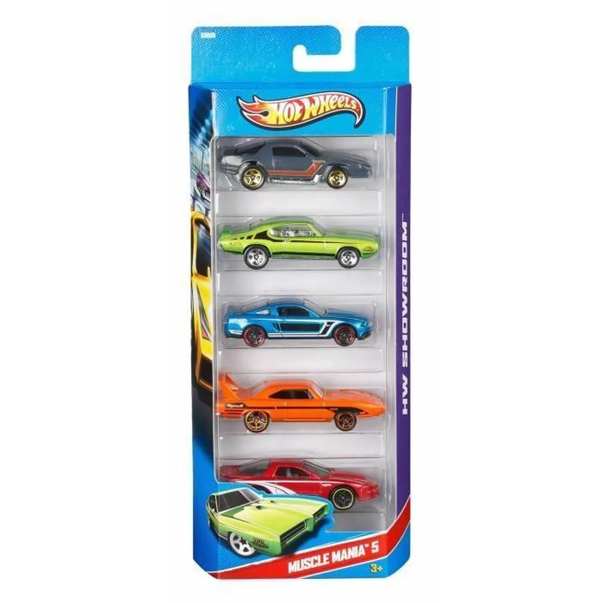 Hot Wheels Cadeauset met 5 Auto's - Speelgoedvoertuig speelgoed
