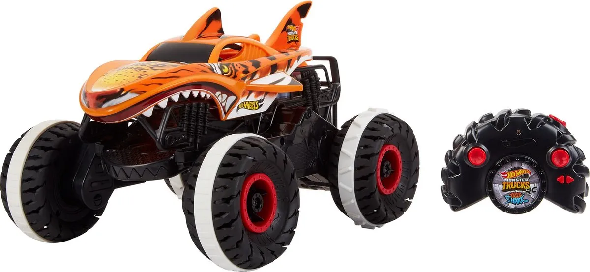 Hot Wheels Monster Trucks Unstoppable Tiger Shark - Raceauto speelgoed