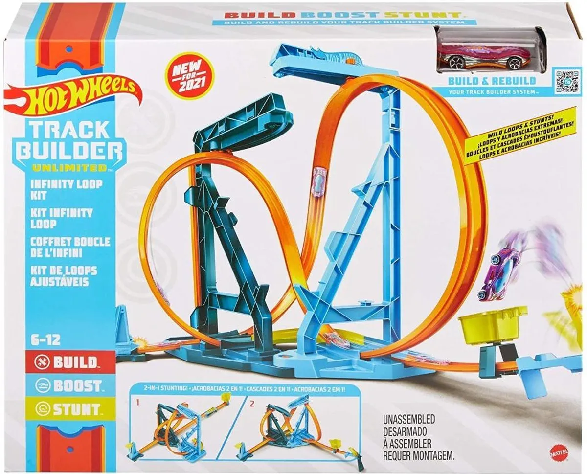 Hot Wheels Track Builder Infinity Loop Kit - Speelset speelgoed