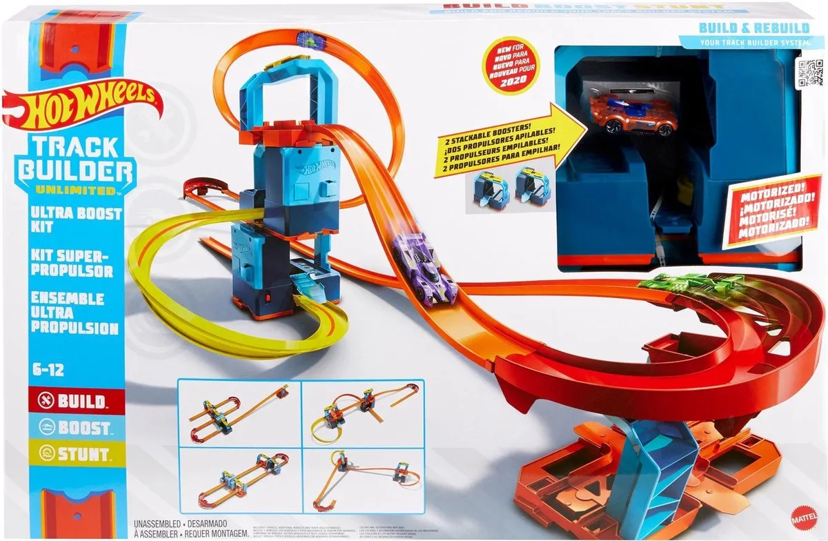 Hot Wheels Track Builder Ultra Boost Kit - Speelset speelgoed