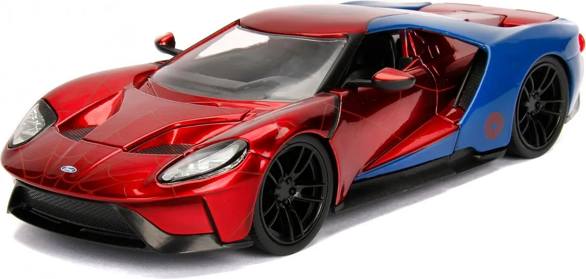 Jada Toys - Marvel Spiderman 2017 Ford GT 1:24 speelgoed