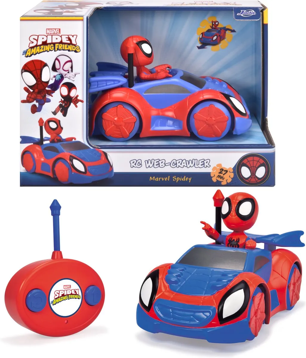 Jada Toys RC Spiderman Spidey Web Crawler - Bestuurbare auto speelgoed