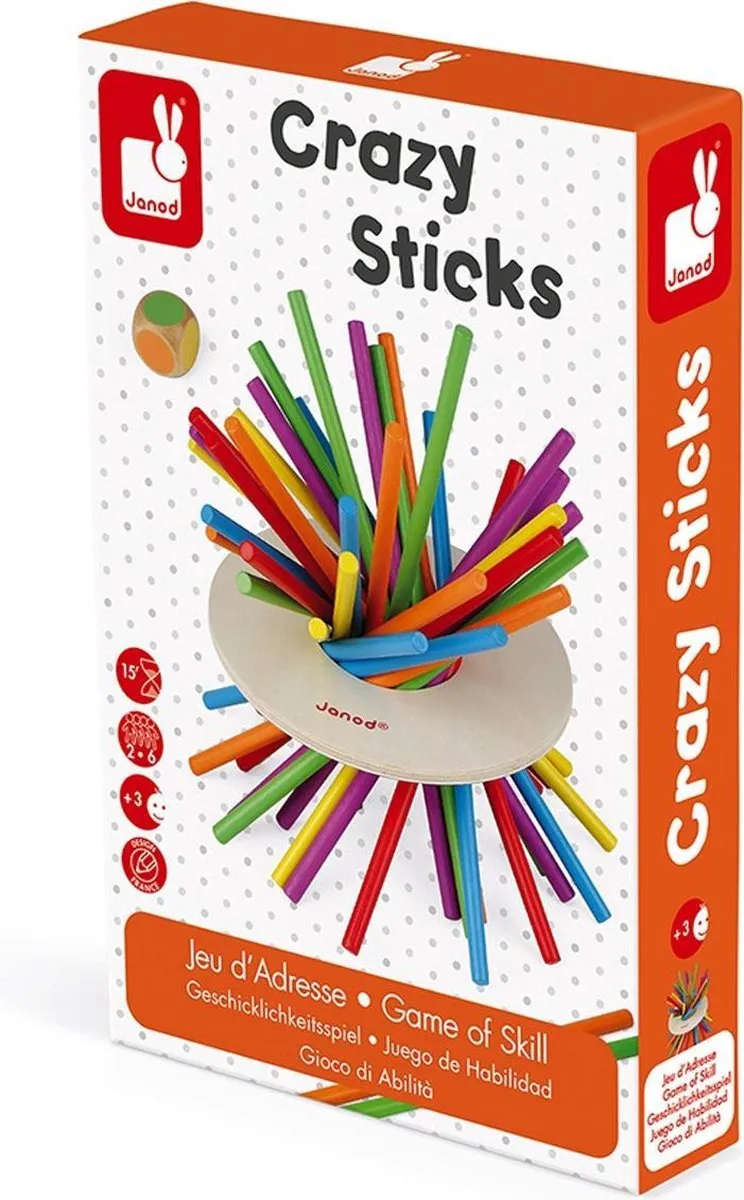 Janod Spel - Crazy sticks speelgoed