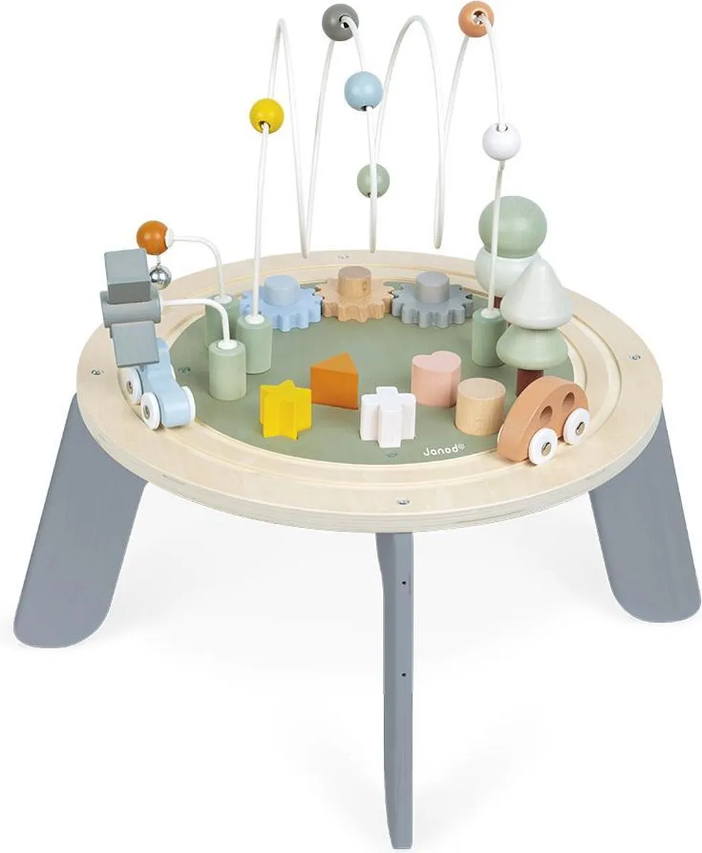 Janod sweet cocoon activity table 5 functies +12m speelgoed