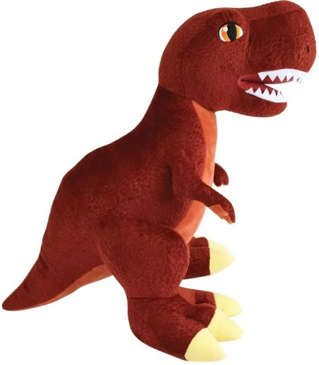 JEMINI Les Jeminosaurs Dinosaurus knuffel tyrannosaurus +/- 45 cm - 100% gerecycled speelgoed