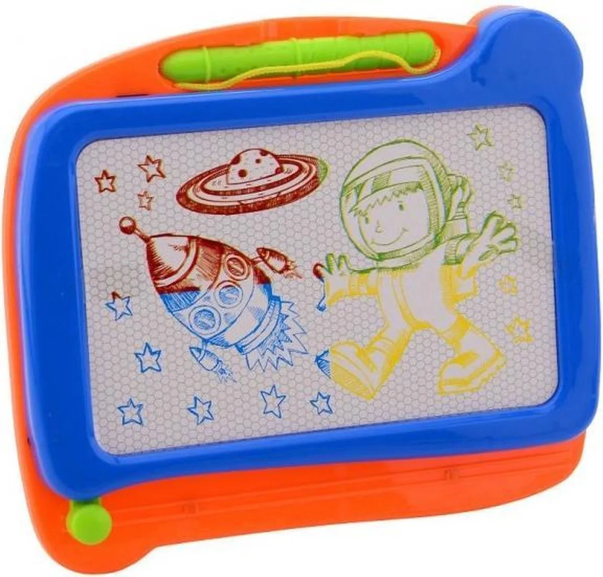 Johntoy Crea Kids Magnetisch Tekenbord Oranje/blauw speelgoed