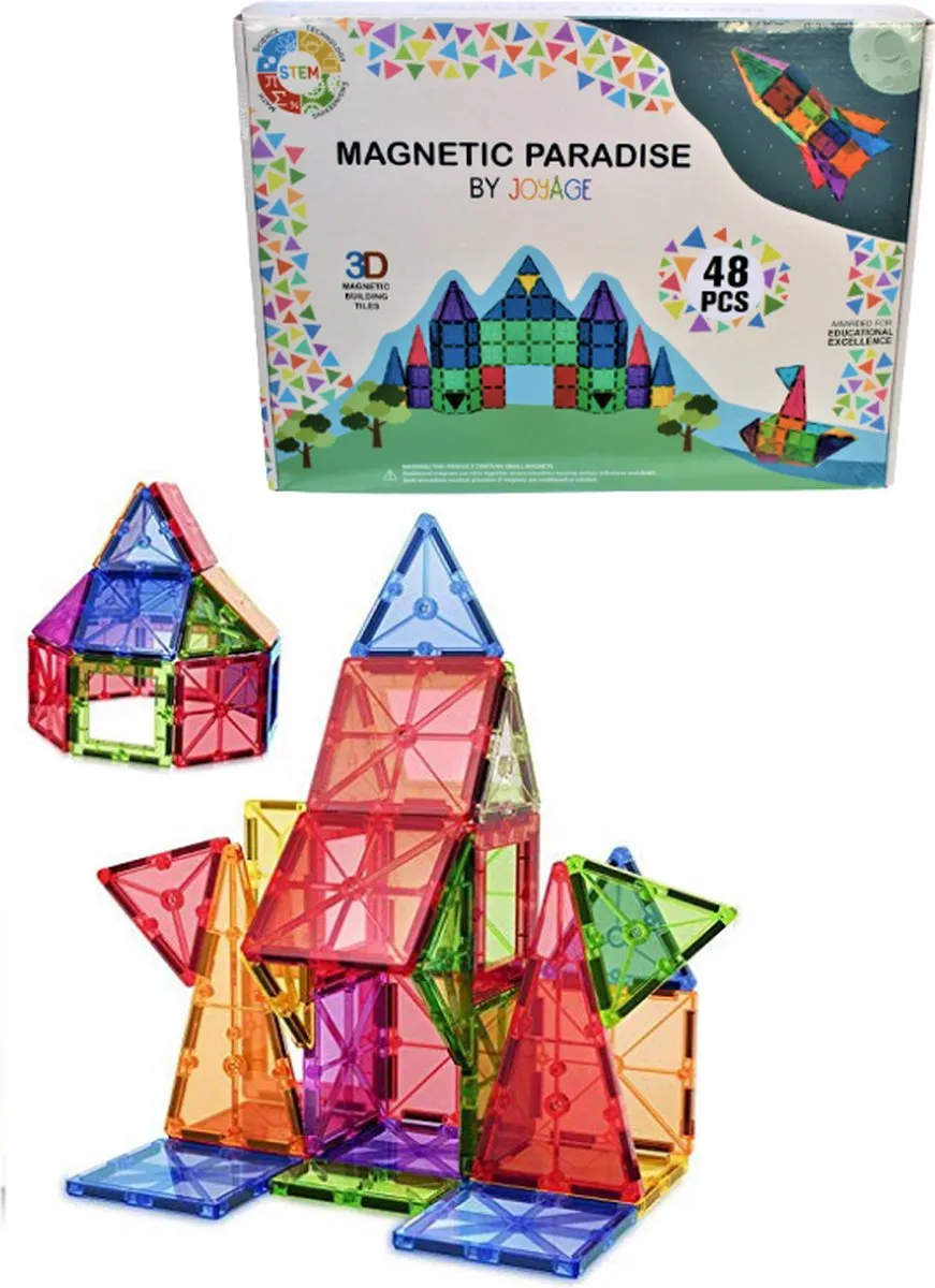 Joyage Magnetisch Speelgoed - 48stuks speelgoed