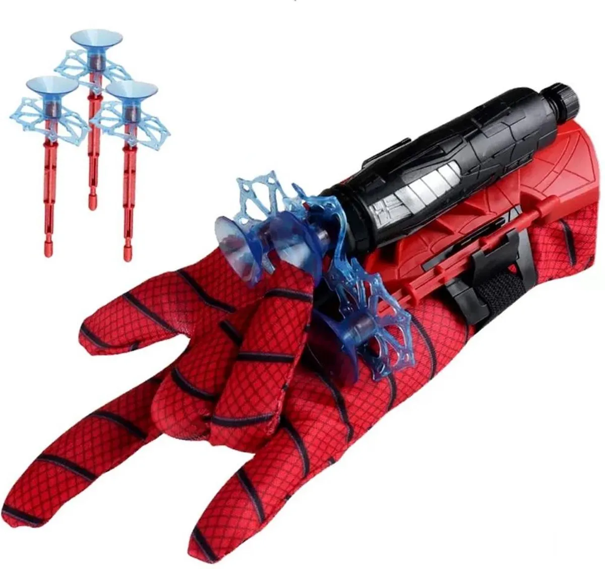 JUST23 Spiderman speelgoed - Web shooter - Web blaster - Handschoen - Kinderspeelgoed - Launcher - Marvel speelgoed