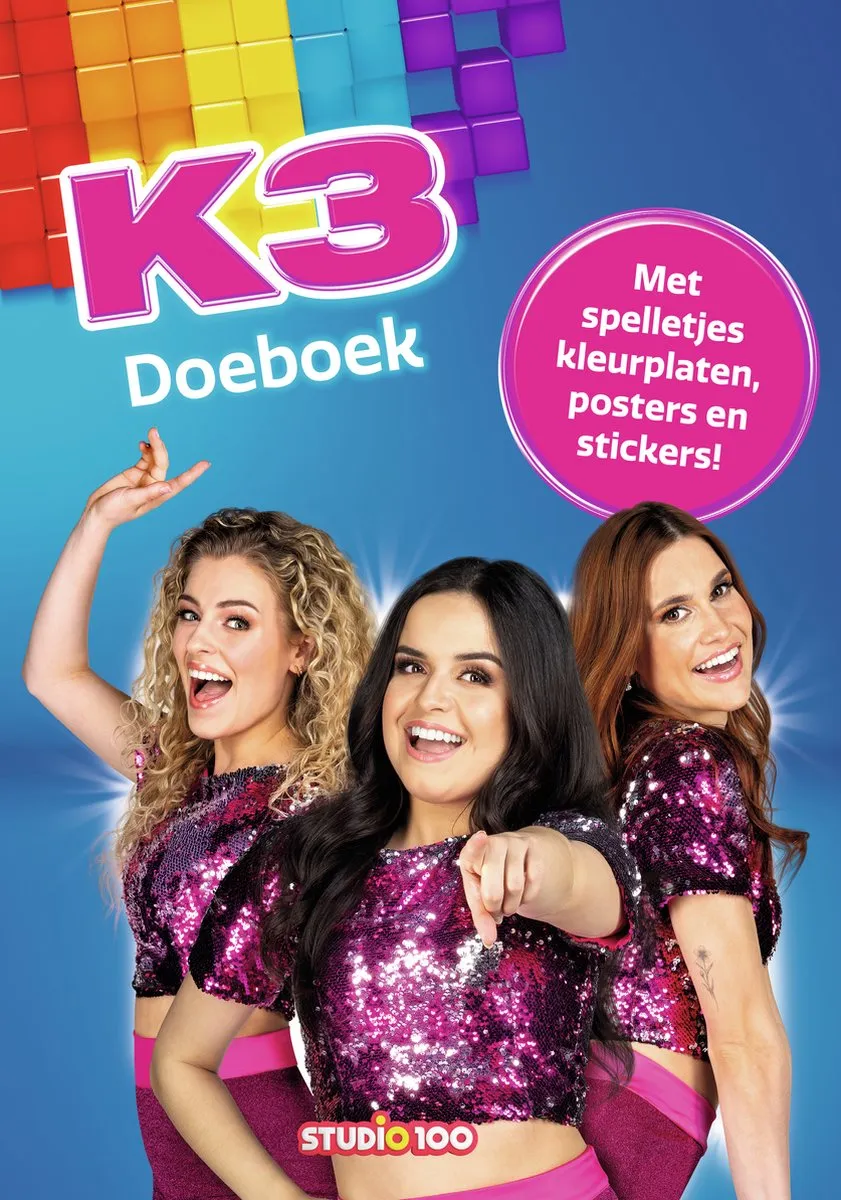 K3 doeboek - Vleugels - spelletjes, kleurplaten, posters en stickers speelgoed