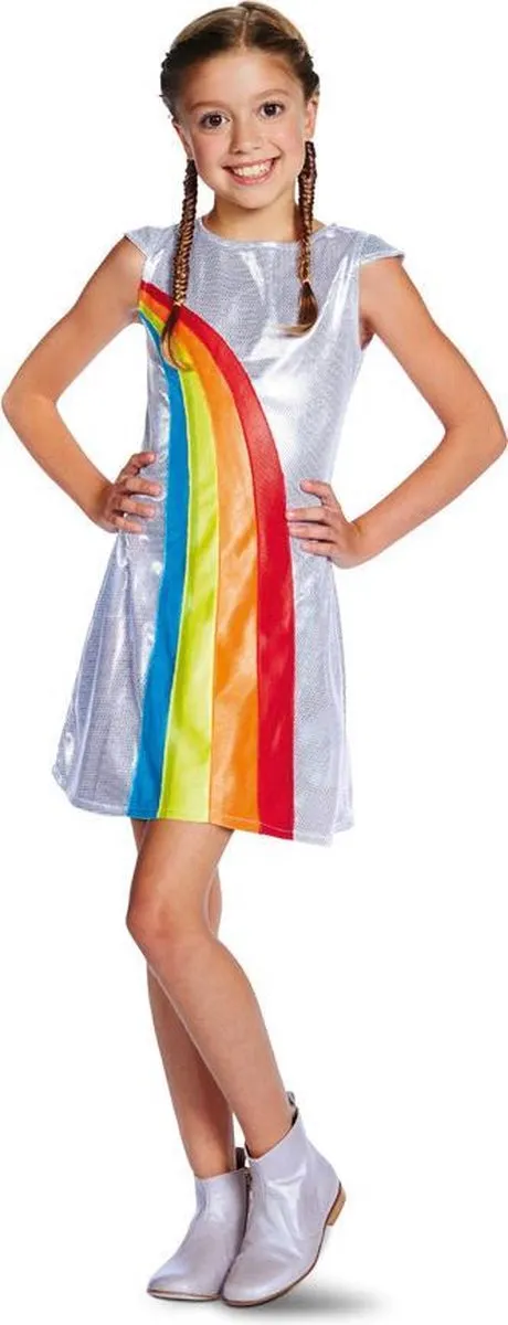 K3 jurkje Regenboog 6-8 jaar - Verkleedjurk speelgoed